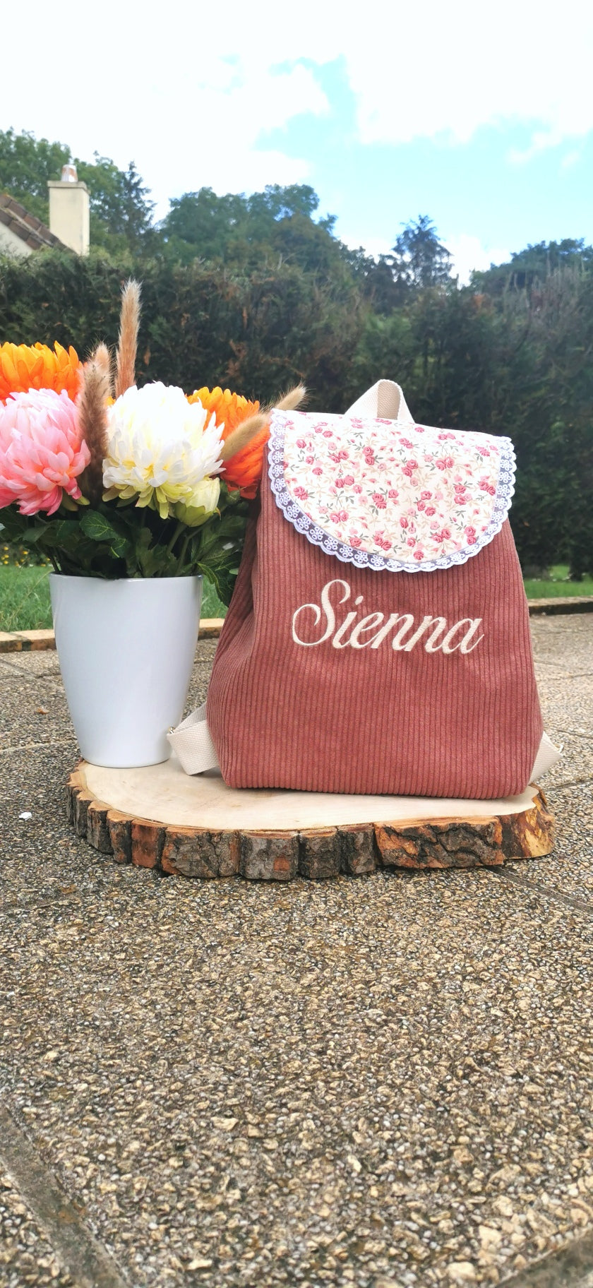 Sac à dos personnalisable enfants avec thermocollant.